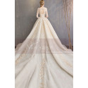 Splendid Champagne Wedding Dress For A Dream Wedding - Ref M1901 - 02