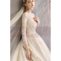 Splendid Champagne Wedding Dress For A Dream Wedding - Ref M1901 - 03