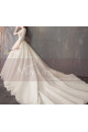 Winter Wedding Gowns with Top Beaded Jacket And Large Skirt - Ref M1913 - 03