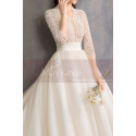 Winter Wedding Gowns with Top Beaded Jacket And Large Skirt - Ref M1913 - 04