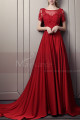 Elegant Long Ball Gown Dress With Sleeves - Ref L1933 - 02