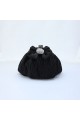 Small black evening bag with tie bow - Ref SAC031 - 02