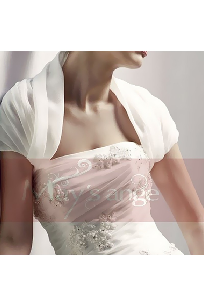 Boléro Manches en Organza - Ref BOL013 - 01 Boléro Manches en Organza - Ref BOL013 - 01