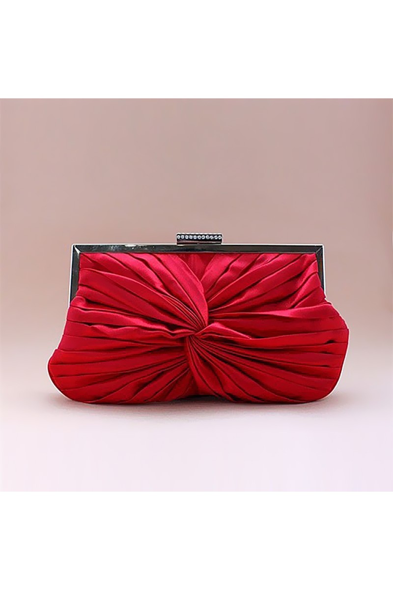 Pochette rouge mariage charisme - Ref SAC039 - 01 Pochette rouge mariage charisme - Ref SAC039 - 01