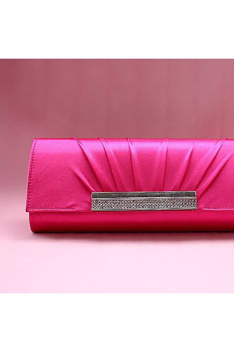 Pink evening clutch bags for weddings - Ref SAC055 - 01