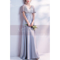 V-Neck Beaded Bodice Mother Of The Bride Dress - Ref L1942 - 02