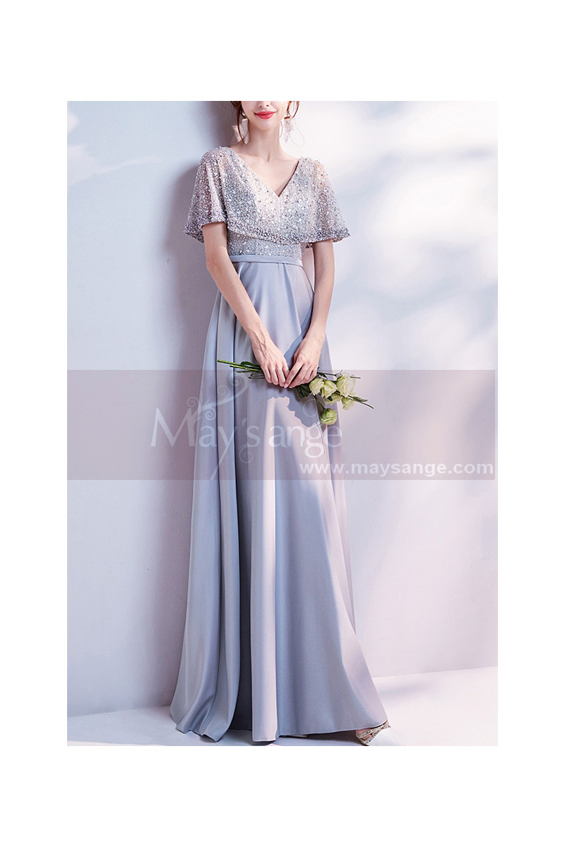copy of Embroidered Pink Long Formal Gowns With Sleeves - Ref L1942 - 01 copy of Embroidered Pink Long Formal Gowns With Sleeves - Ref L1942 - 01
