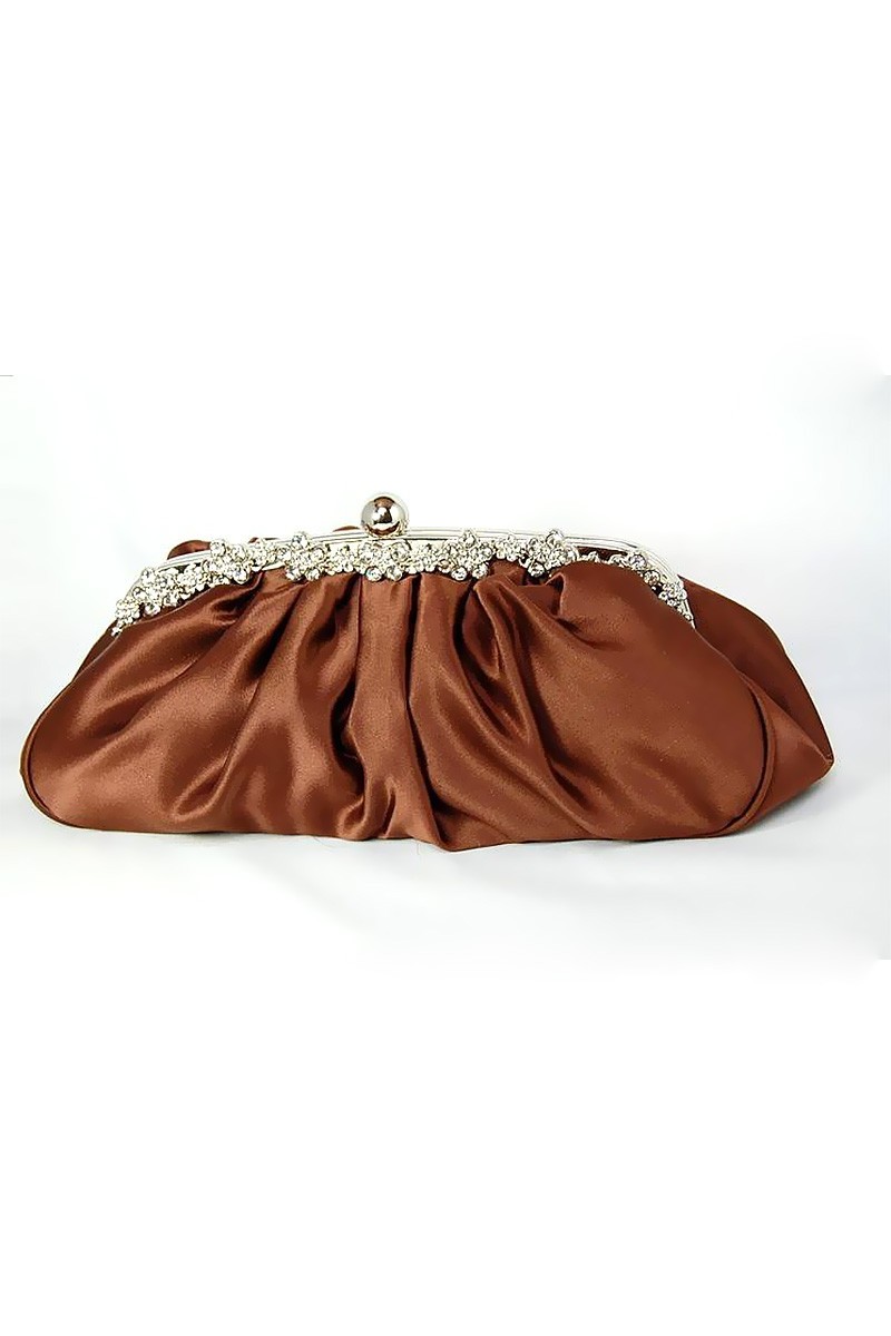 Beautiful Brown clutches online cheap - Ref SAC065 - 01