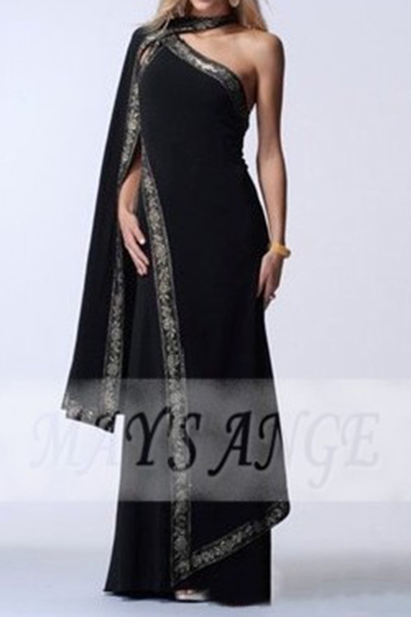 black traditional gown