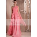 copy of Evening gown dress Orange Coral with one veil strap - Ref L240 Promo - 02