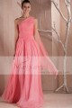 copy of Evening gown dress Orange Coral with one veil strap - Ref L240 Promo - 02