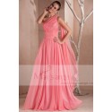 copy of Evening gown dress Orange Coral with one veil strap - Ref L240 Promo - 05