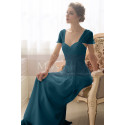 Long Evening Dress With Butterfly Sleeves - Ref L754 - 030