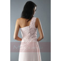 Pink Sexy Cocktail Dress One Embroidered Strap And Slit - Ref L160 - 03