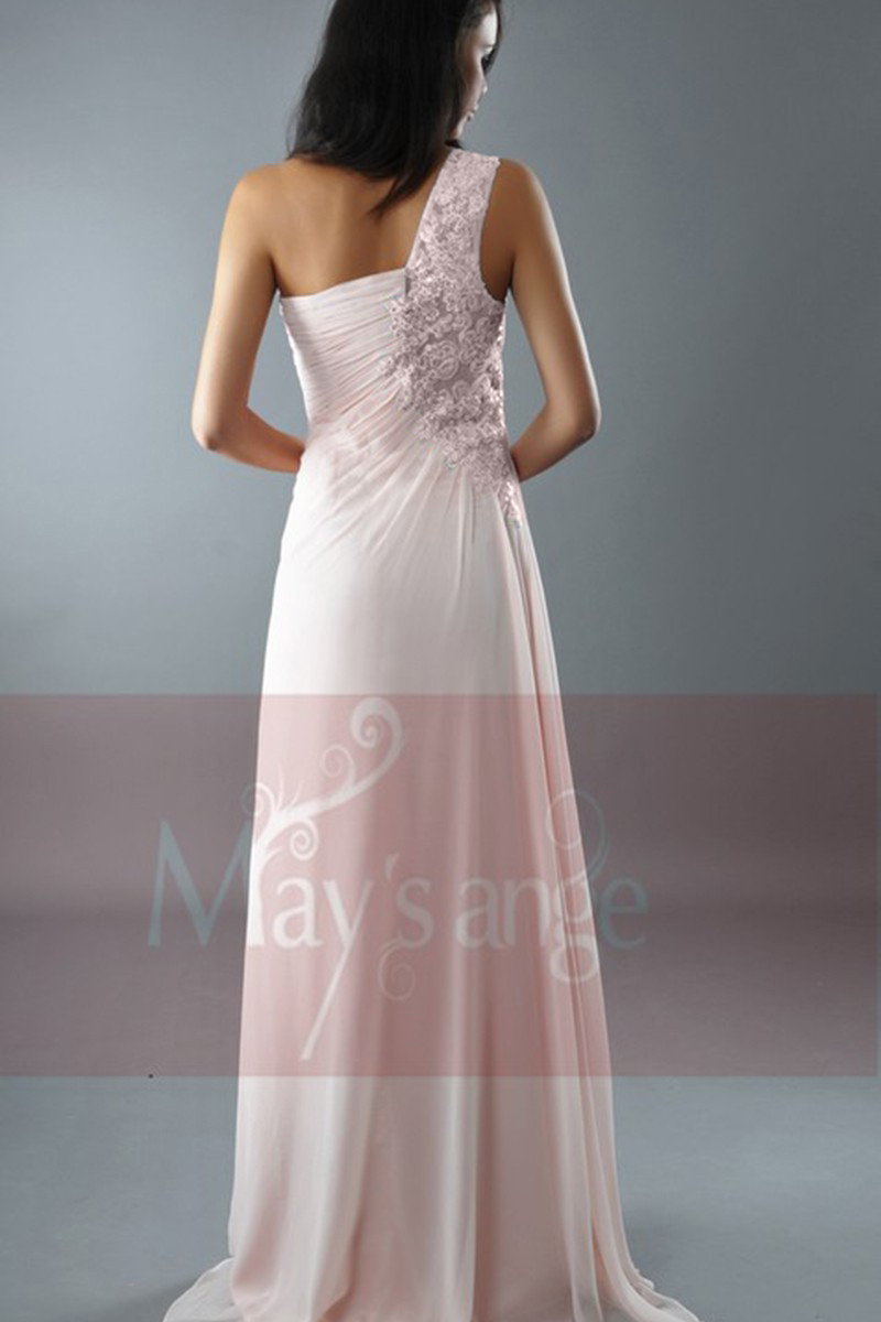 Robe de soirée rose à paillette sexy