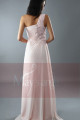 Pink Sexy Cocktail Dress One Embroidered Strap And Slit - Ref L160 - 04