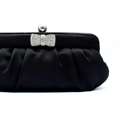 Sac de soirée noir chic éclosion