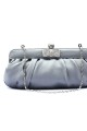 Chic pale grey clutch bag for weddings - Ref SAC081 - 02