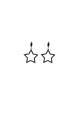 Small studs golden black star earrings - Ref B093 - 03