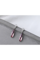Crystal Pink jewellery earrings stud - Ref B094 - 02