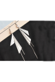 Crochet earrings dangling bar triangle - Ref B097 - 02
