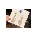 Trendy Gold engagement luxuy earrings - Ref B100 - 02