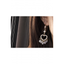Crystal golden earring designs wedding - Ref B101 - 02