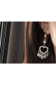 Crystal golden earring designs wedding - Ref B101 - 02