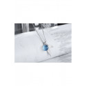 Blue crystal necklace and mermaid tail - Ref F061 - 03