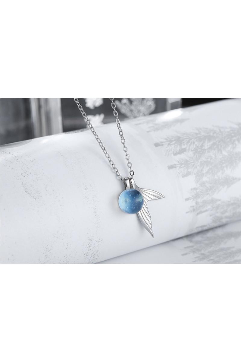 Pendentif sirène en argent pour femme