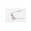 Collier femme étoiles dorées et strass - Ref F066 - 02