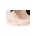 Chain golden star necklace and crystal - Ref F066 - 03