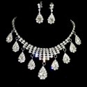 Sublime parure de mariage bijoux strass - Ref E057 - 02