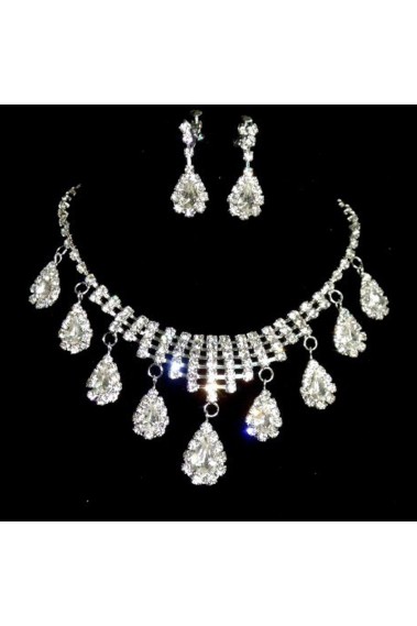 Gorgeous Bridal rhinestone necklace set - E057 #1