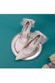 Gorgeous Wedding White Shoes With Pearls - Ref CH112 - 02