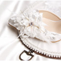 Pretty White Vintage Chic Bridal Shoes - Ref CH117 - 03