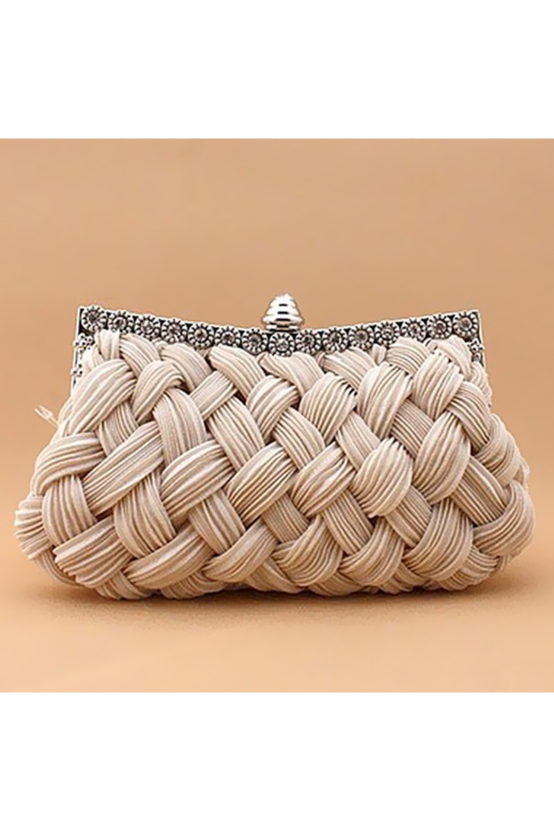 Sac entrelacement d'hiver crème - Ref SAC103 - 01 Sac entrelacement d'hiver crème - Ref SAC103 - 01