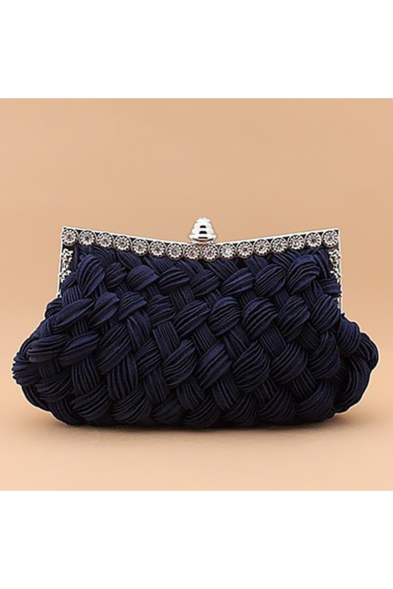 Sac Entrelacement d'hiver bleu marine - Ref SAC105 - 01 Sac Entrelacement d'hiver bleu marine - Ref SAC105 - 01
