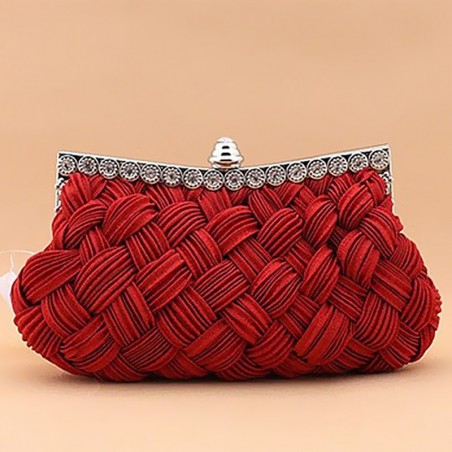 Sac Entrelacement d'hiver rouge