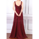 Plus Size Long Burgundy Evening Maxi Dress - Ref L1952 - 03