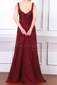 Plus Size Long Burgundy Evening Maxi Dress - Ref L1952 - 03