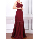 Plus Size Long Burgundy Evening Maxi Dress - Ref L1952 - 02