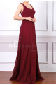 Plus Size Long Burgundy Evening Maxi Dress - Ref L1952 - 02