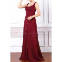 Plus Size Long Burgundy Evening Maxi Dress - Ref L1952 - 05