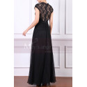 Back Lace Black Formal Dresses For Women With Strap - Ref L1953 - 02