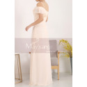 Elegant Party Gown Yellow Pale With Thin Strap And Ruffle Neckline - Ref L1955 - 05