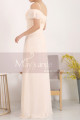 Elegant Party Gown Yellow Pale With Thin Strap And Ruffle Neckline - Ref L1955 - 05