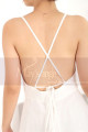 Crossed Back Chiffon White Sexy Short Cocktail Dresses - Ref C907 - 06