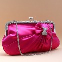 Best fuschia pink sparkly clutch bag - Ref SAC117 - 02