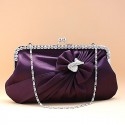 Beautiful wedding guest clutch violet - Ref SAC119 - 02